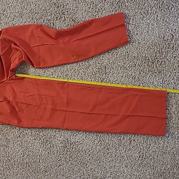 Vintage Rose Royce Women’s 7/8 Red Pants Pleated Wool Blend Style 32066 NWT - Picture 8 of 11